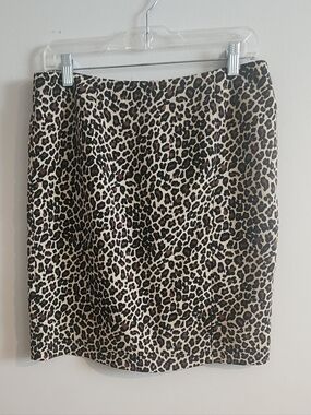 Leopard Print Skirt